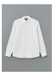 LC Waikiki Lcwaikiki Formal Slim Fit Long Sleeve Gabardine Men's Shirt