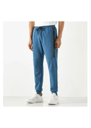 Kappa Track Pants with Drawstring Closure and Pockets