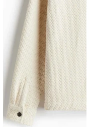 H&M Regular Fit Waffled overshirt