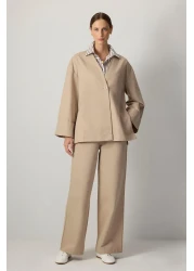 Touche Prive 100% Cotton Gabardine Jacket Pants Suit