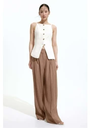 H&M صدرية ذات خصر مدبب