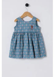 U.S. Polo Assn. U.S. Polo Assn. Baby Girl Blue Dress