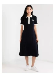 Tommy Hilfiger 1985 Model Organic Algodon Rib Polo Dress