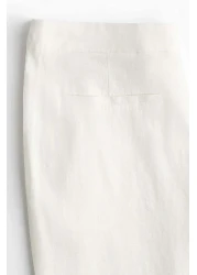 H&M Linen-blend Tailored Trousers