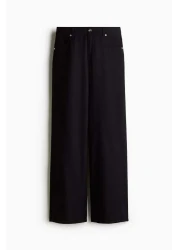 H&M Wide linen-blend trousers