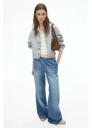 H&M Denim drawstring trousers