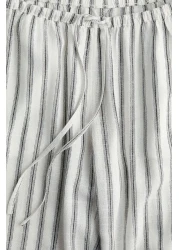 H&M Straight drawstring trousers