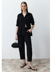 Trendyol Collection Aerobin Black Shirt and Trousers Set - Twoss24Au00038