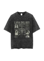 Touz Moda Washable Streetwear Lana Del Rey Printed Unisex Oversize Vintage T-shirt