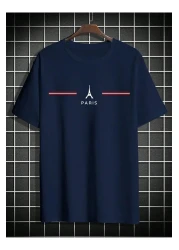 uyguntarz Unisex Paris Printed Oversize T-shirt