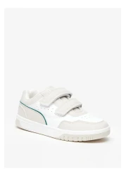 LBL by Shoexpress Panelled Sneakers with Hook and Loop Closure