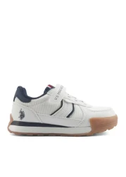 U.S. Polo Assn. Numa 5Fx White Boy's Sneaker