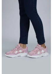 Jump 29189 Velcro Pink - White Girl's Sneaker Casual Sneakers