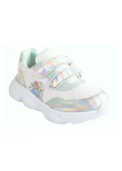 Frozen Elsa Girl's Light Flexible Sole White Sports Shoes Sneakers