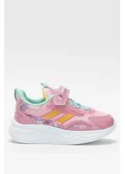 Liger Children's Velcro Smart Lacing Sports Shoes Pink - Green