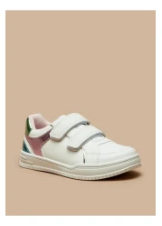 Little Missy Colourblock Sneakers with Hook and Loop Closure