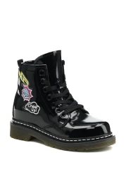 Polaris 510775f1pr Black Girl's Sneaker Boots