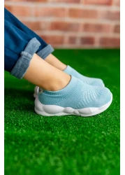 First Step Ultra Light Memory Foam Insole Children's Knitwear Sports Shoes Blue-m-1002