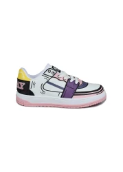 Jump 28129 White - Salmon Pink Girl's Sneaker Casual Sneakers