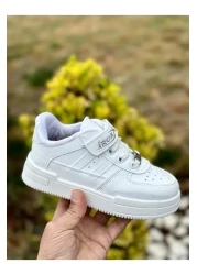 Muggo Jerry Daily Unisex Children's Guaranteed Elastic and Velcro Comfortable Sneaker Sports Shoes