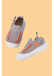 Mumenim Fire Boy/Girl Baby&Child Flexible, Comfortable Non-Slip Orthopedic Sole Gray First Step Shoes/Sneaker