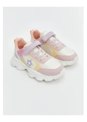 LC Waikiki Lcw Steps Mixed Color Blocks Lace-Up and Velcro Girls' Sneakers