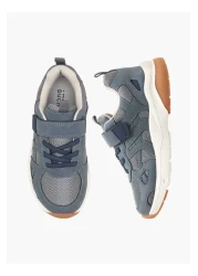 Mister Duchini Panelled Sneakers with Hook and Loop Closure