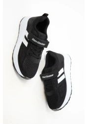 SOHO Black-White Kids Sneaker 20310