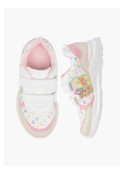 Barbie Barbie Printed Sneakers with Hook and Loop Closure