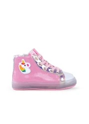 BUCKHEAD Children's Lace-Up Lighted Casual Shoes Buck4299 Chuck High
