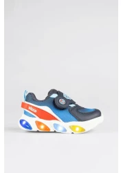 Vicco Lightweight Orthopedic Velcro Boys' Sports Shoes with Lights