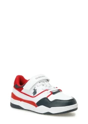 U.S. Polo Assn. Original U.S. Polo Assn. Boy's White Red Color Sneaker