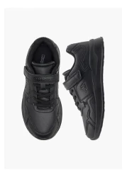 Kappa Boys' Logo Detail School Shoes with Hook and Loop Closure
