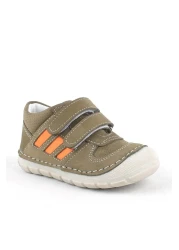 Rakerplus Grizzy Genuine Leather Khaki First Step Unisex Baby Shoes