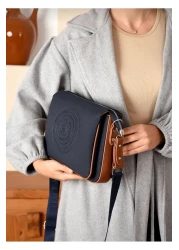 Just Polo حقيبة كتف وحقيبة كروس للنساء من Justpolo مكونة من 5 أقسام
