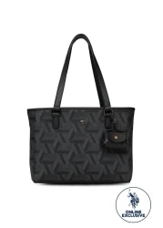 U.S. Polo Assn. حقيبة كتف نسائية سوداء Us25504