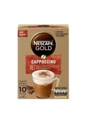 نسكافيه غولد كابتشينو مزيج قهوة محلاة 15.5 غرام حزمة من 10