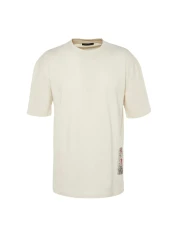  Collection Stone Oversize/Wide Cut Text Back Printed 100% Cotton T-Shirt Tmnss21Ts1064