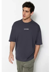  Collection AnThraciTe Fluffy PrinTed Oversize T-Shirt - 100% Tinne TMNSS23TS00171