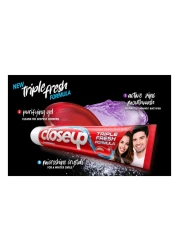Close Up Triple Fresh Gel Toothpaste Menthol Fresh 120ml