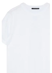  Collection Black-White Slim Fit Short Sleeve T-Shirts 100% Cotton 2-Pack - Tmnss19Bo0075