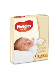 Huggies Newborn Baby Diapers Jumbo Pack Size 1 Up to 5kg 64 Counts