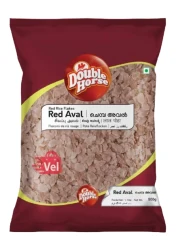 Double Horse Red Aval – Red Rice Flakes (Poha) – 500 g