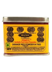 Bush Orange Red Food Colour Powder – 100 g