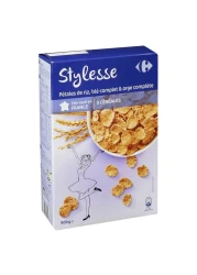 Carrefour Plain Rice Wheat Flakes Cereal 500g