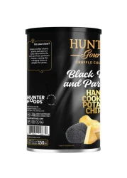 Hunter&#39;s Gourmet Hand Cooked Potato Chips Black Truffle And Parmesan 150g