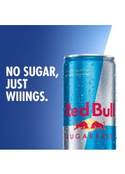 Red Bull Energy Drink Sugar Free 250ml Pack of 4