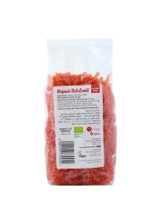 Organic Larder Vegan Red Lentil Fusilli Pasta 300g