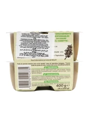 Carrefour Bio No Added Sugar Apple Banana Puree 100g Pack of 4