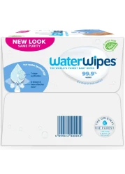 Water Wipes Purest Baby Wipes White 60 Wipes Pack of 12